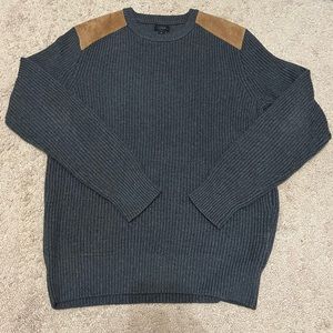 NWOT Jcrew fisherman shoulder patch sweater Small